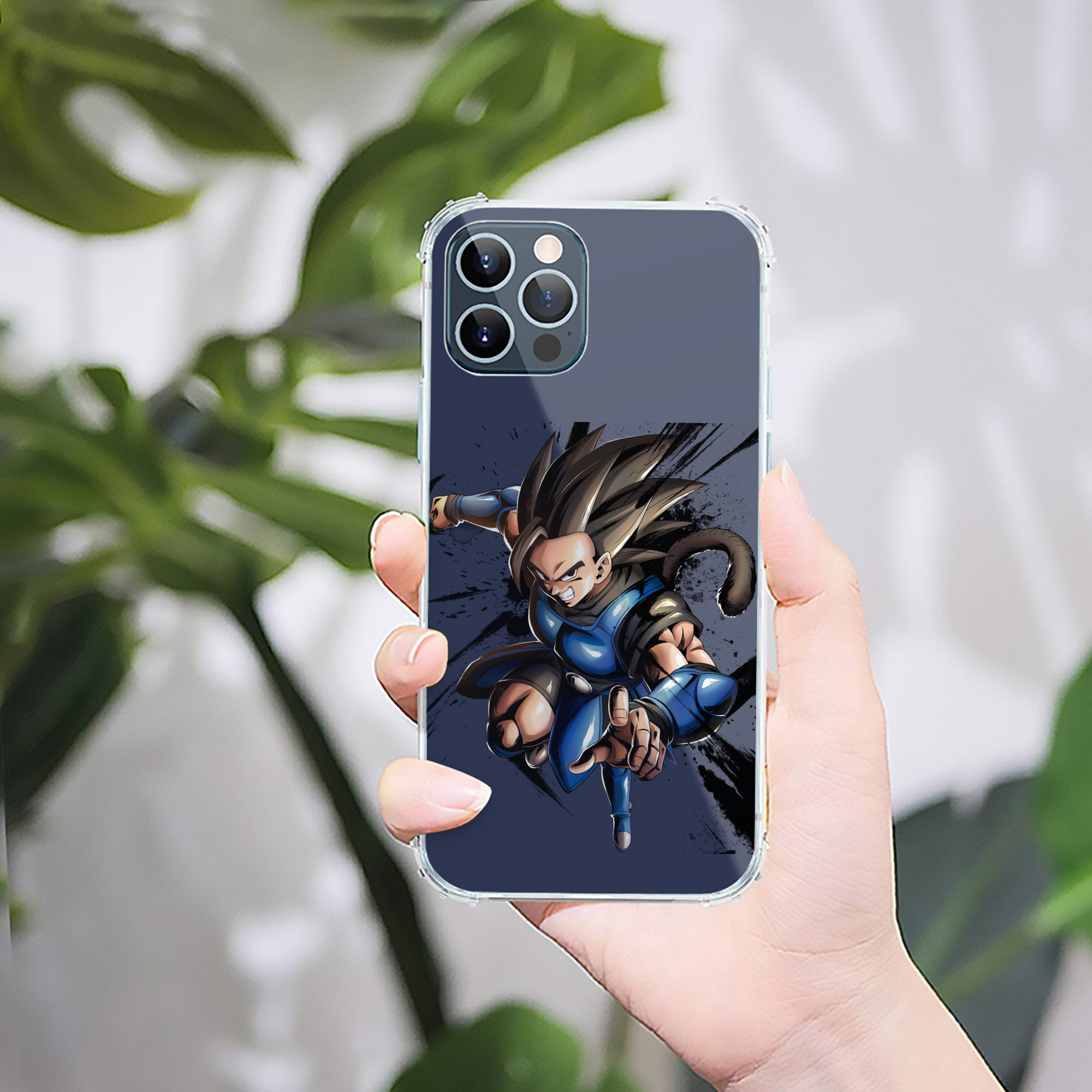 （画像用） ドラゴンボール ベジータ四世（Bejīta Yonsei）DRAGON BALL Vegeta IV 【iPhone 12シリーズ対応】透明スマホケース（クリアソフトケース）